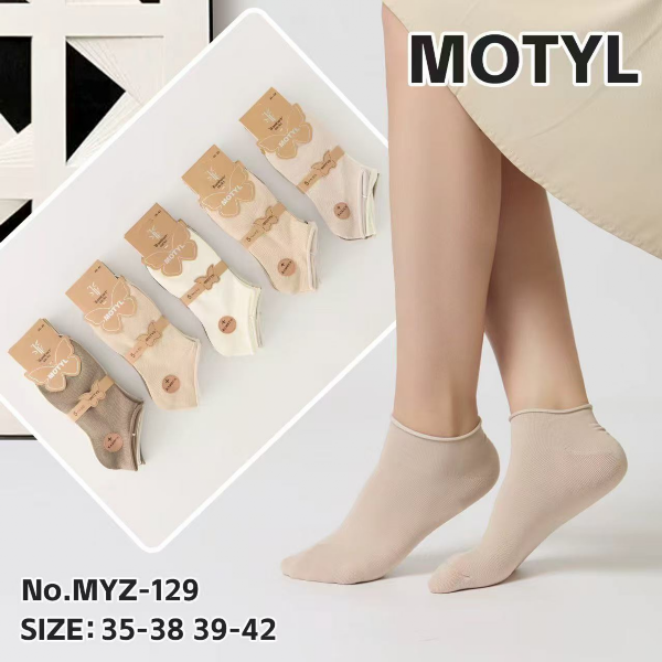 Skarpety damskie Roz 35-42, Mix kolor Paczka 40 szt